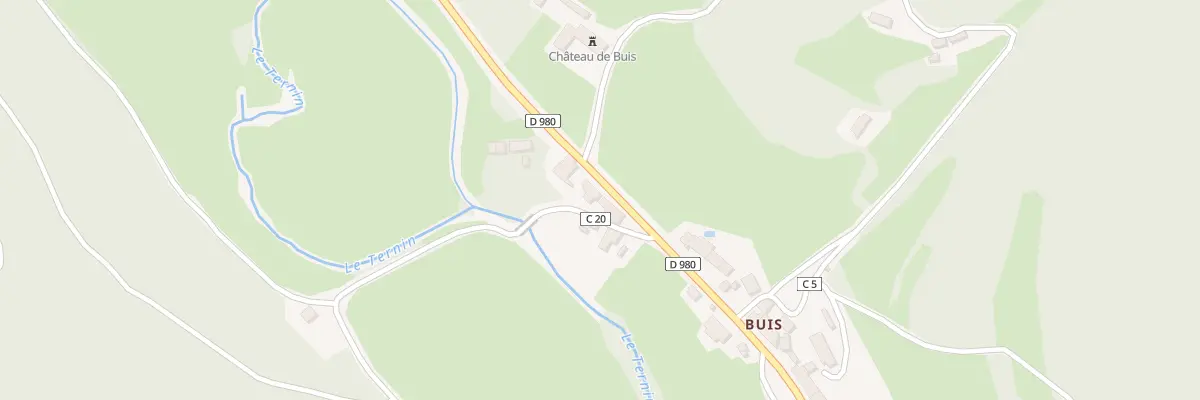 Plan du 2338 Rte Michel de Chaugy à Chissey-en-Morvan