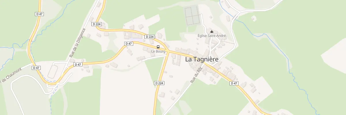 Plan du 5091 Le Bourg à La Tagnière