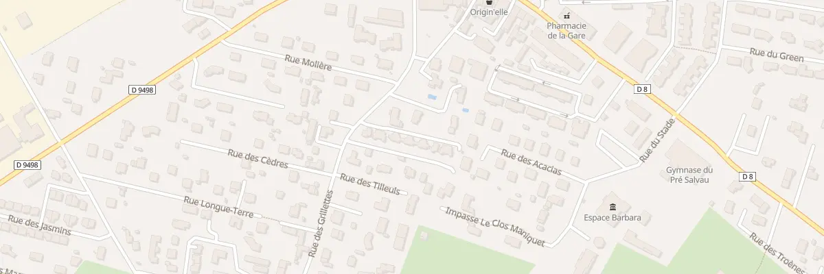 Plan du 5 Rue des Grillettes à Bonson