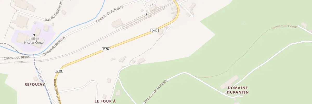 Plan du 36 Imp de Fromentin à Régny