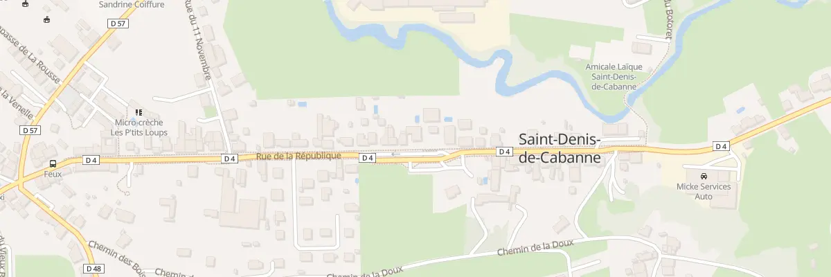 Plan du 453 Rue de la Republique à Saint-Denis-de-Cabanne