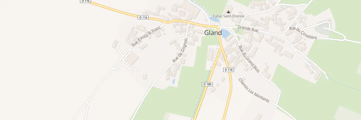 Plan du 5 Rue de Grignon à Gland
