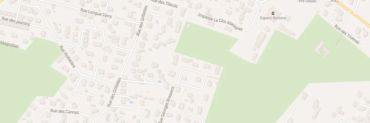 Plan du 22 Rue Georges Brassens à Bonson