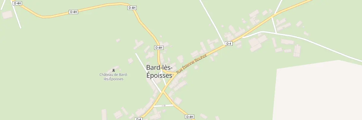 Plan du 21 Rue Etienne Bouhot à Bard-lès-Époisses