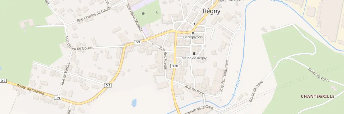 Plan du 8 Rue Jean Devillaine à Régny