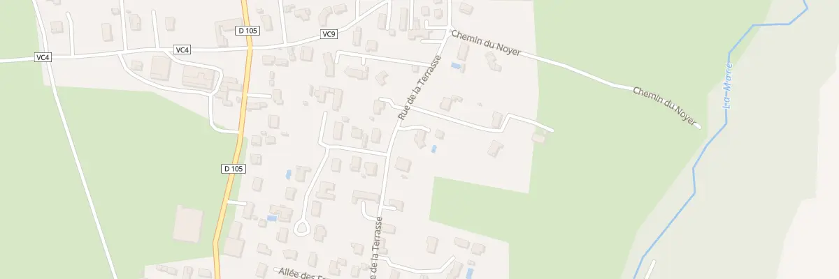 Plan du 5001 Rue de la Terrasse à Boisset-lès-Montrond