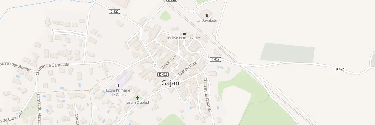 Plan du 5049 Rue du Porche à Gajan