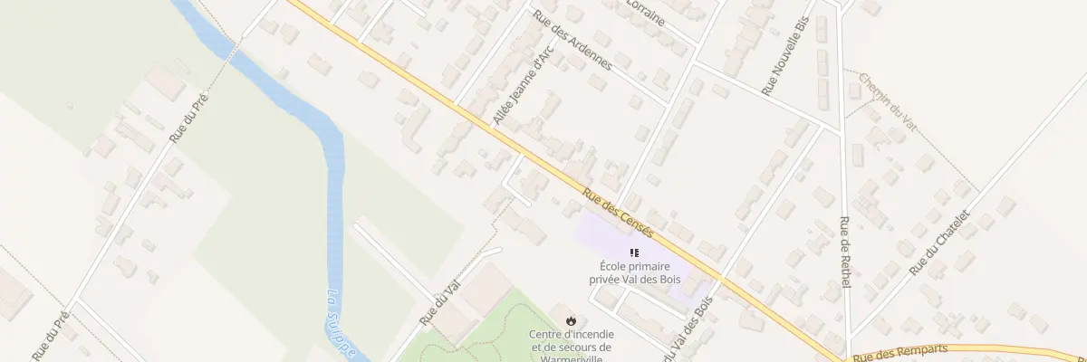 Plan du 11 Rue des Censes à Warmeriville