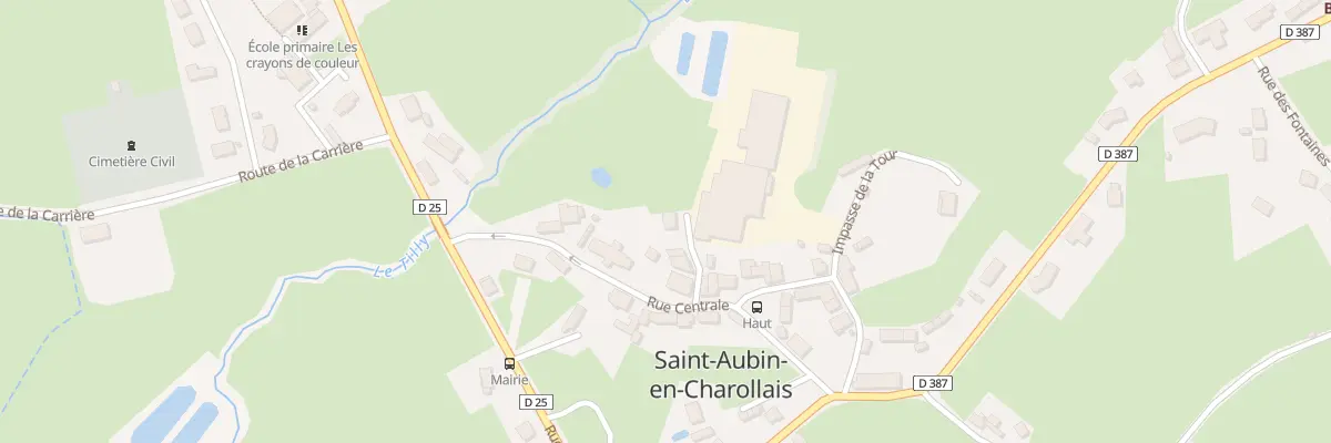 Plan du 5018A Le Bourg à Saint-Aubin-en-Charollais
