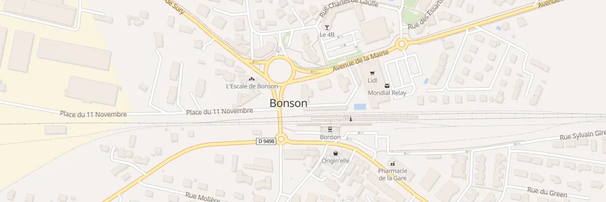 Plan du 2A Av de la Mairie à Bonson