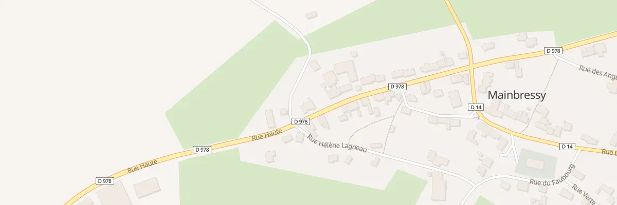 Plan du 34 Rue Haute à Rocquigny