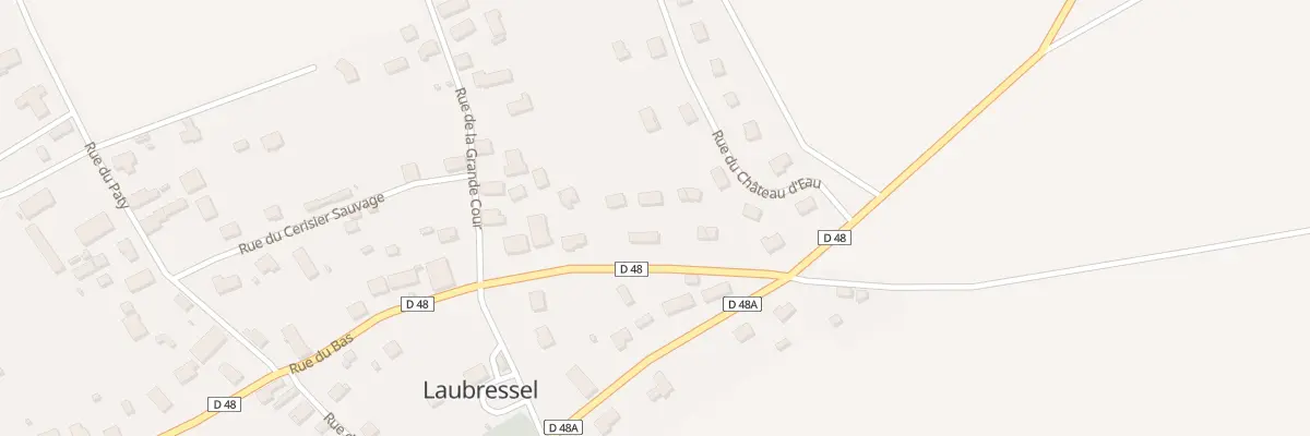 Plan du 77 Rue du Bas à Laubressel