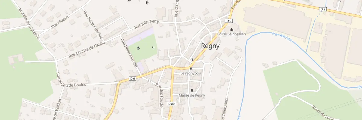 Plan du 4 Rue du Trève à Régny