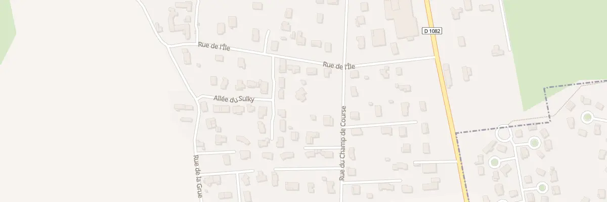Plan du 40 Rue du Champ de Course à Civens