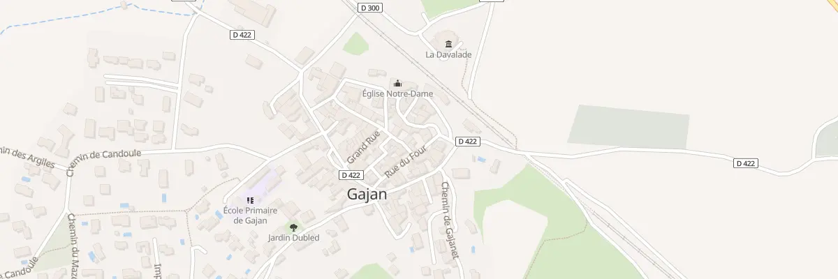 Plan du 5065 Pl Porte de France à Gajan