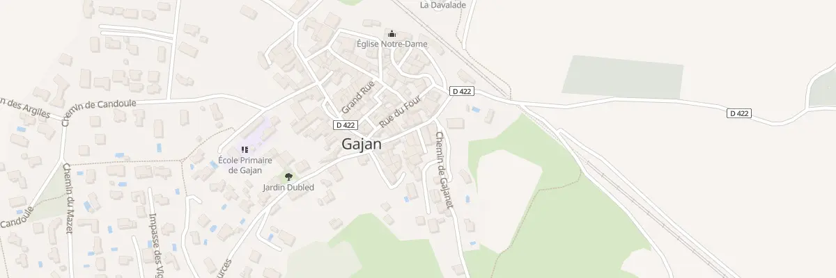 Plan du 5028 Imp Haute à Gajan