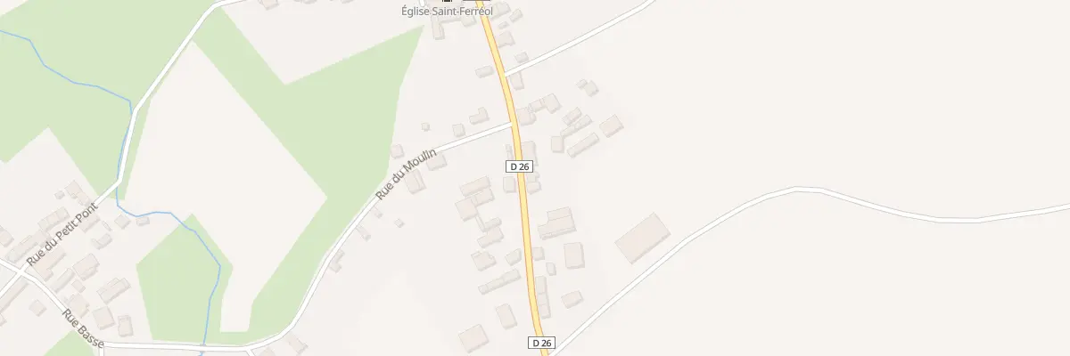 Plan du 5 Rue Belair à Saint-Fergeux