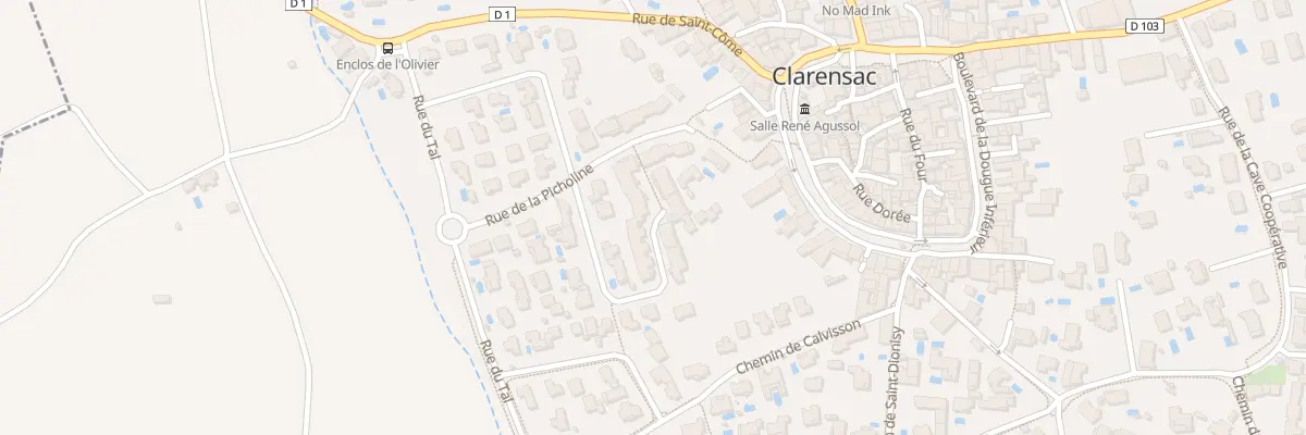 Plan du 43 Rue des Micocouliers à Clarensac