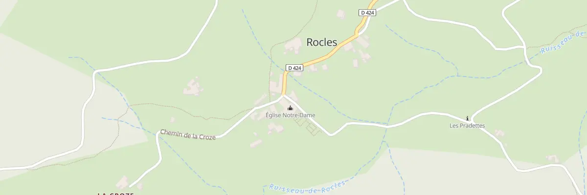 Plan du 5056B Le Village à Rocles