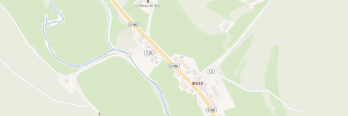 Plan du 2405 Rte Michel de Chaugy à Chissey-en-Morvan