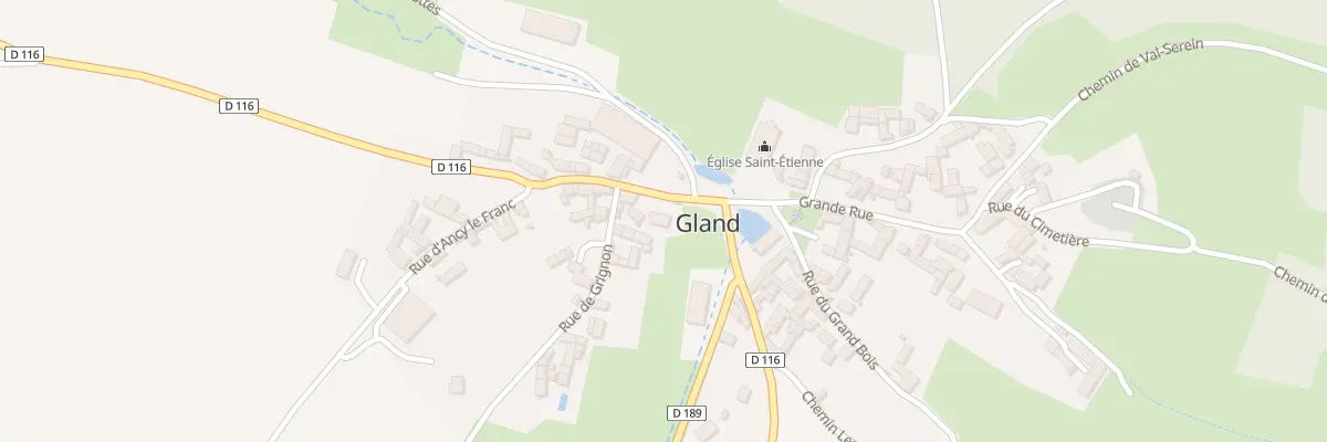 Plan du 4 Gr Grande Rue à Gland