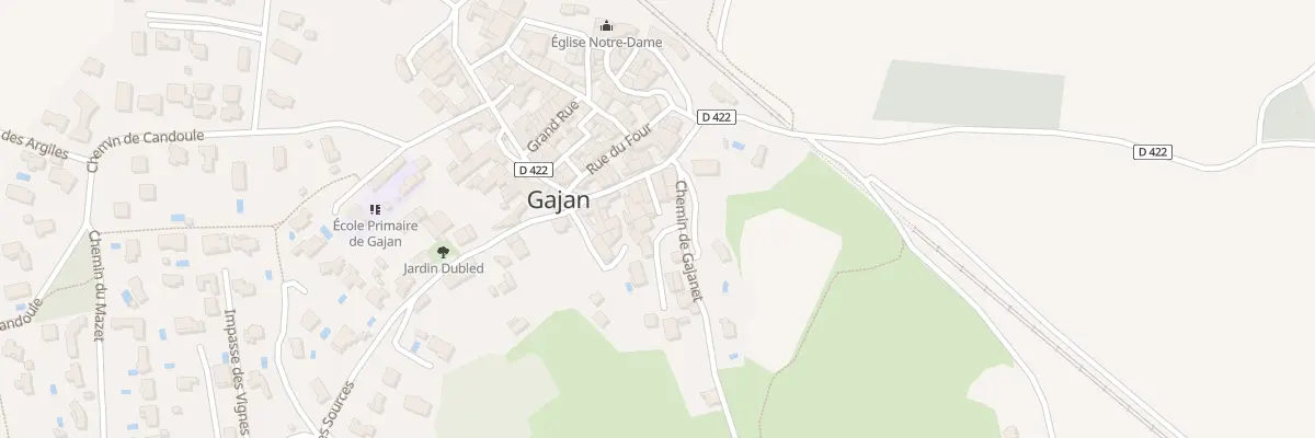 Plan du 5224 Imp Haute à Gajan