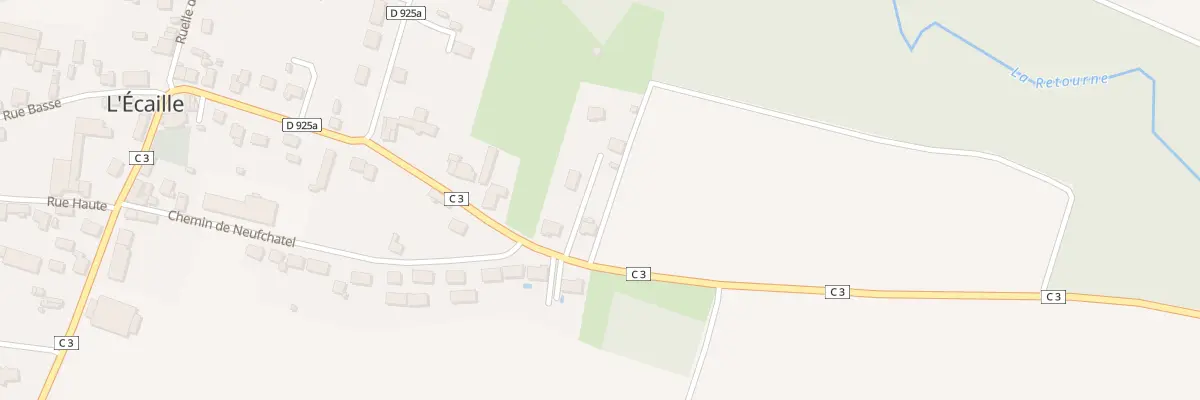 Plan du 2 Imp de la Retourne à L’Écaille
