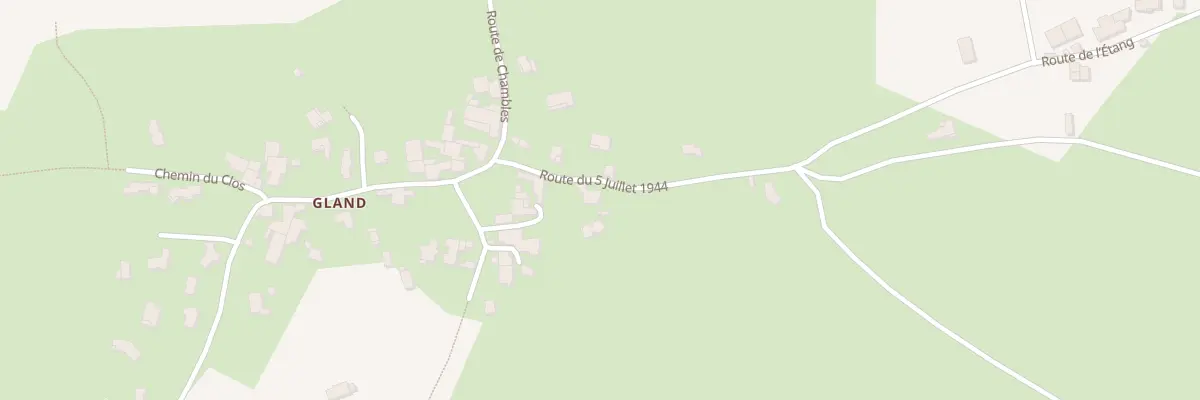 Plan du 86 Rte du 5 Juillet 1944 à Saint-Maurice-en-Gourgois