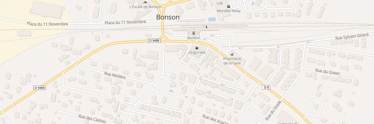 Plan du 3 Rue des Grillettes à Bonson