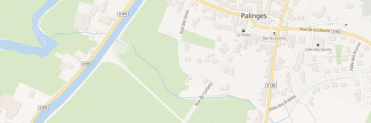 Plan du 8 Rue des Velas à Palinges
