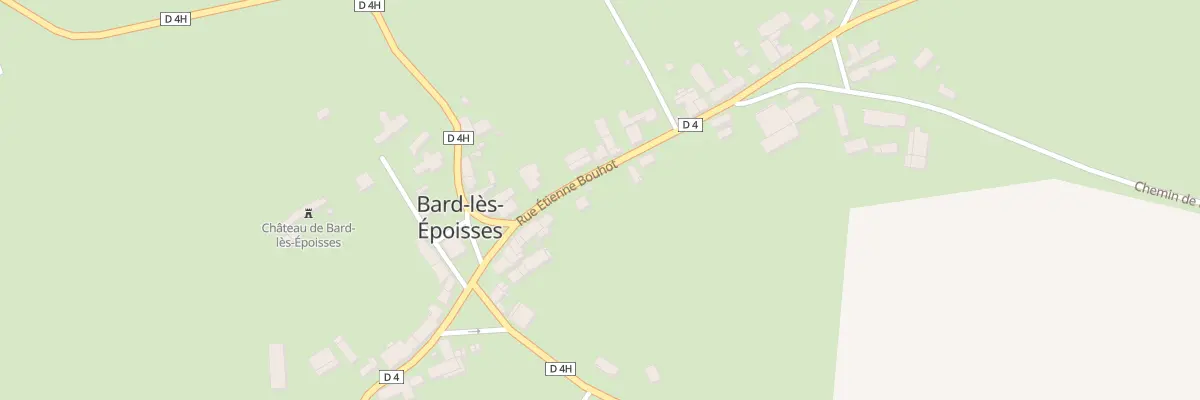 Plan du 16 Rue Etienne Bouhot à Bard-lès-Époisses