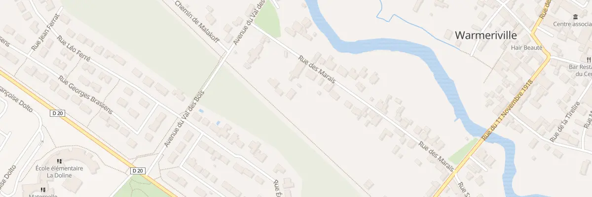 Plan du 31 Rue des Marais à Warmeriville