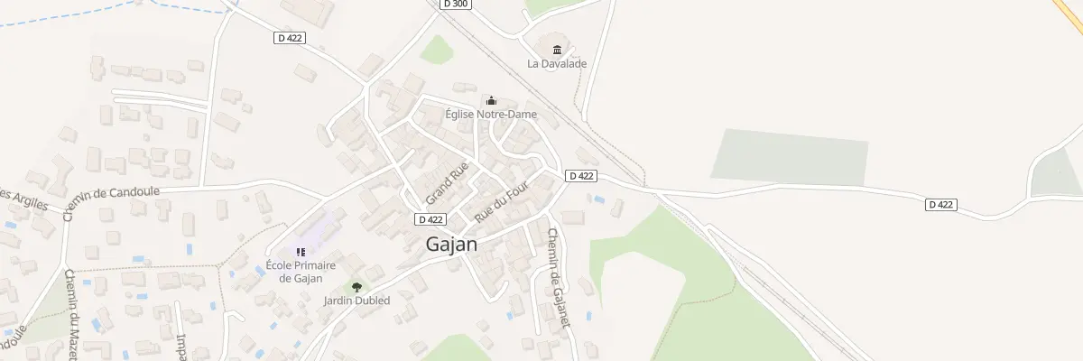 Plan du 5035 Pl Porte de France à Gajan