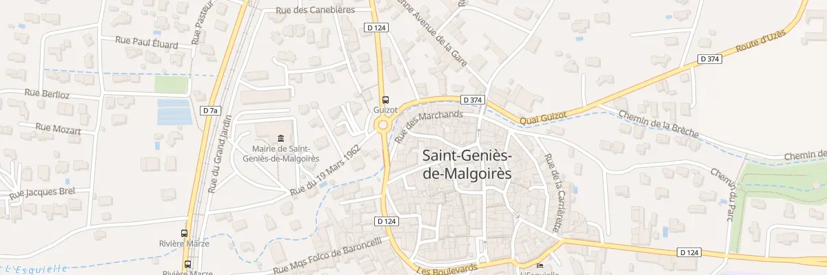 Plan du 5079 Rue du Gué à Saint-Geniès-de-Malgoirès