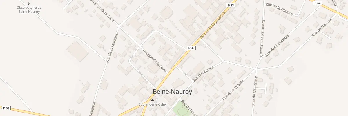 Plan du 3B Rue de la République à Beine-Nauroy