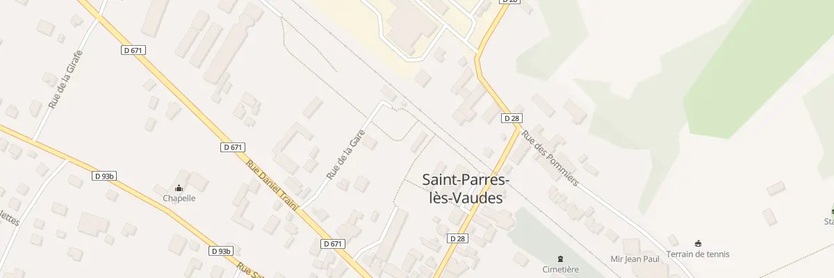 Plan du 26 Rue Georges Furier à Saint-Parres-lès-Vaudes