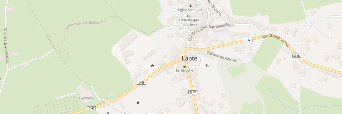 Plan du 5053 Le Bourg à Lapte