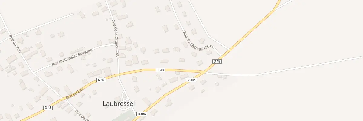 Plan du 81 Rue du Bas à Laubressel
