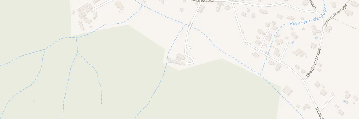 Plan du 180 Che de L’Hubac à Thueyts