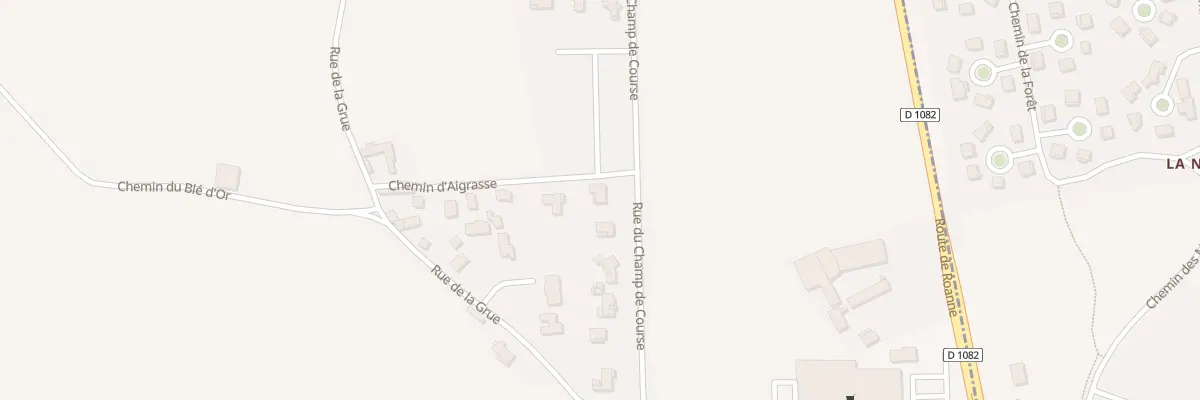 Plan du 490 Rue du Champ de Course à Civens
