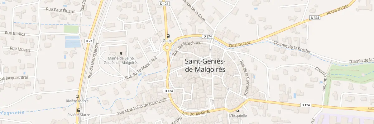 Plan du 5095 Rue de la Tournelle à Saint-Geniès-de-Malgoirès