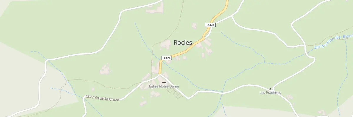 Plan du 5057 Le Village à Rocles