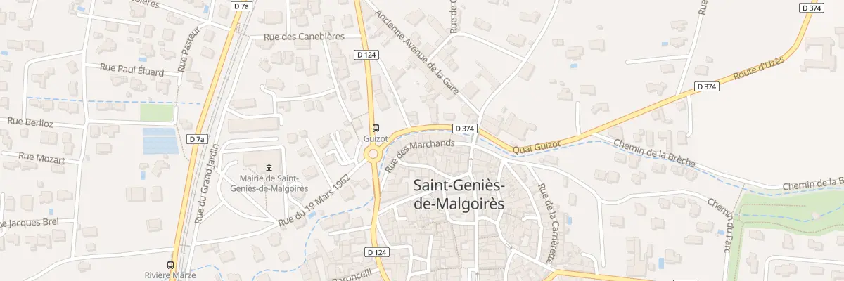 Plan du 13 Rue des Marchands à Saint-Geniès-de-Malgoirès