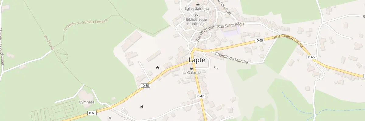 Plan du 5054 Le Bourg à Lapte