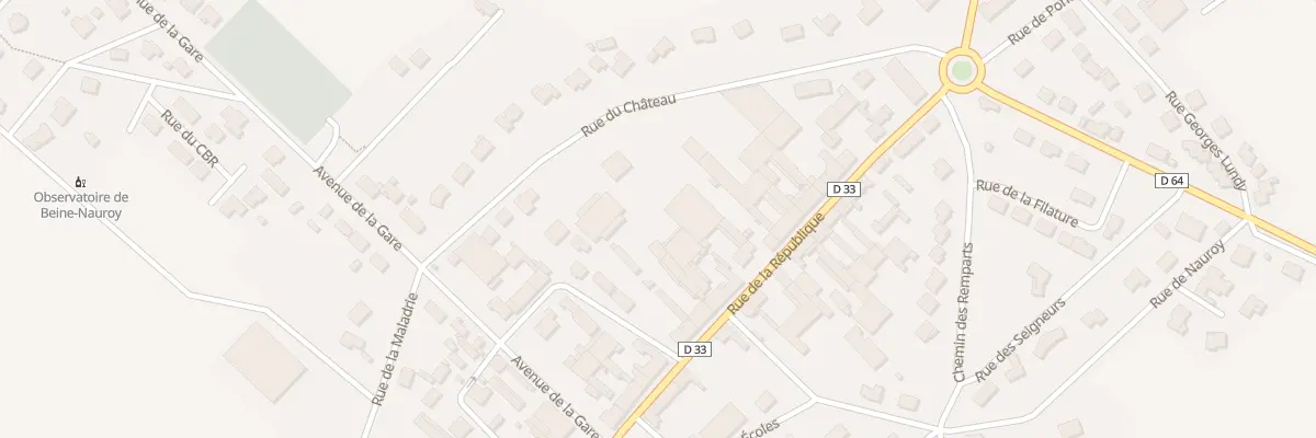 Plan du 13 Rue de la République à Beine-Nauroy