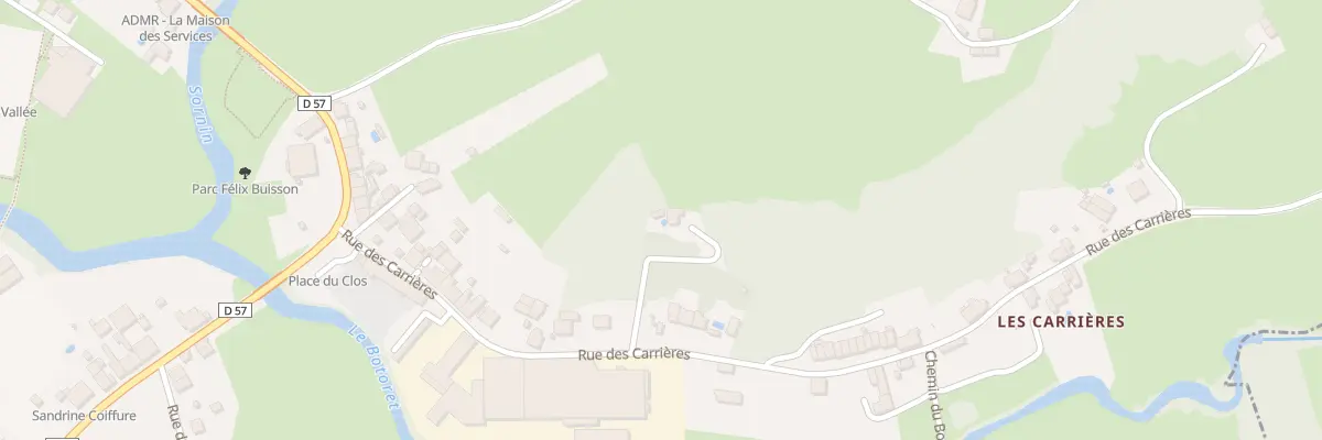 Plan du 251 Rue des Carrières à Saint-Denis-de-Cabanne