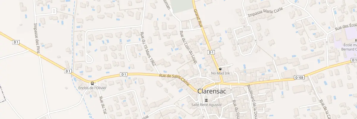 Plan du 23 Rue du Coin du Loup à Clarensac