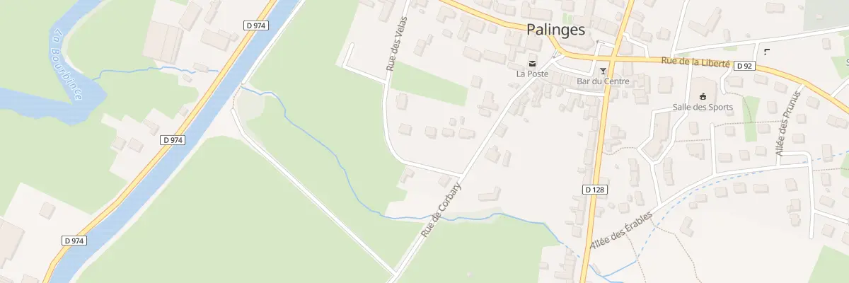 Plan du 6 Rue des Velas à Palinges