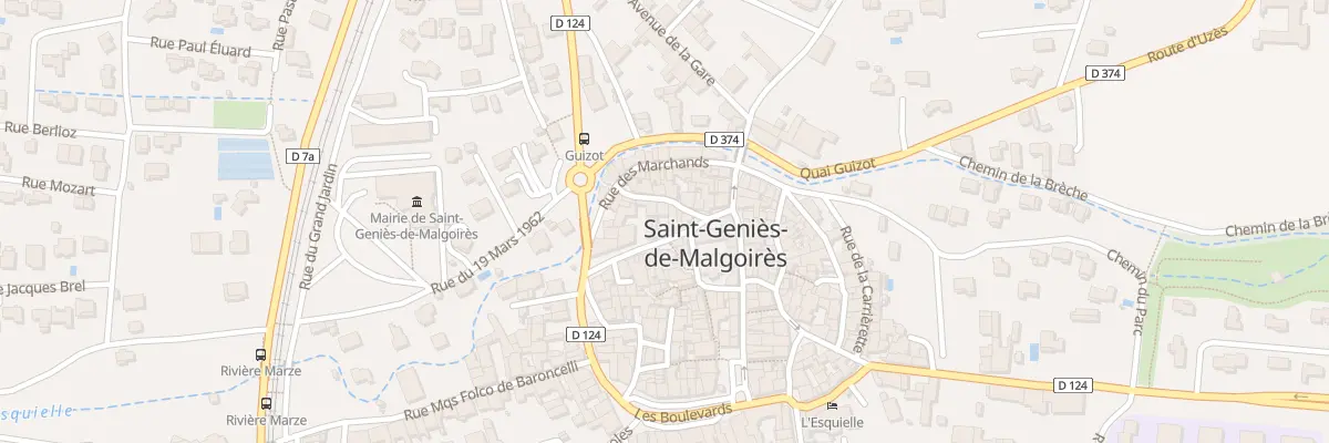 Plan du 5093 Rue de la Tournelle à Saint-Geniès-de-Malgoirès