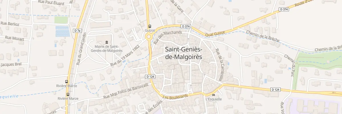 Plan du 16 Rue de la Tournelle à Saint-Geniès-de-Malgoirès